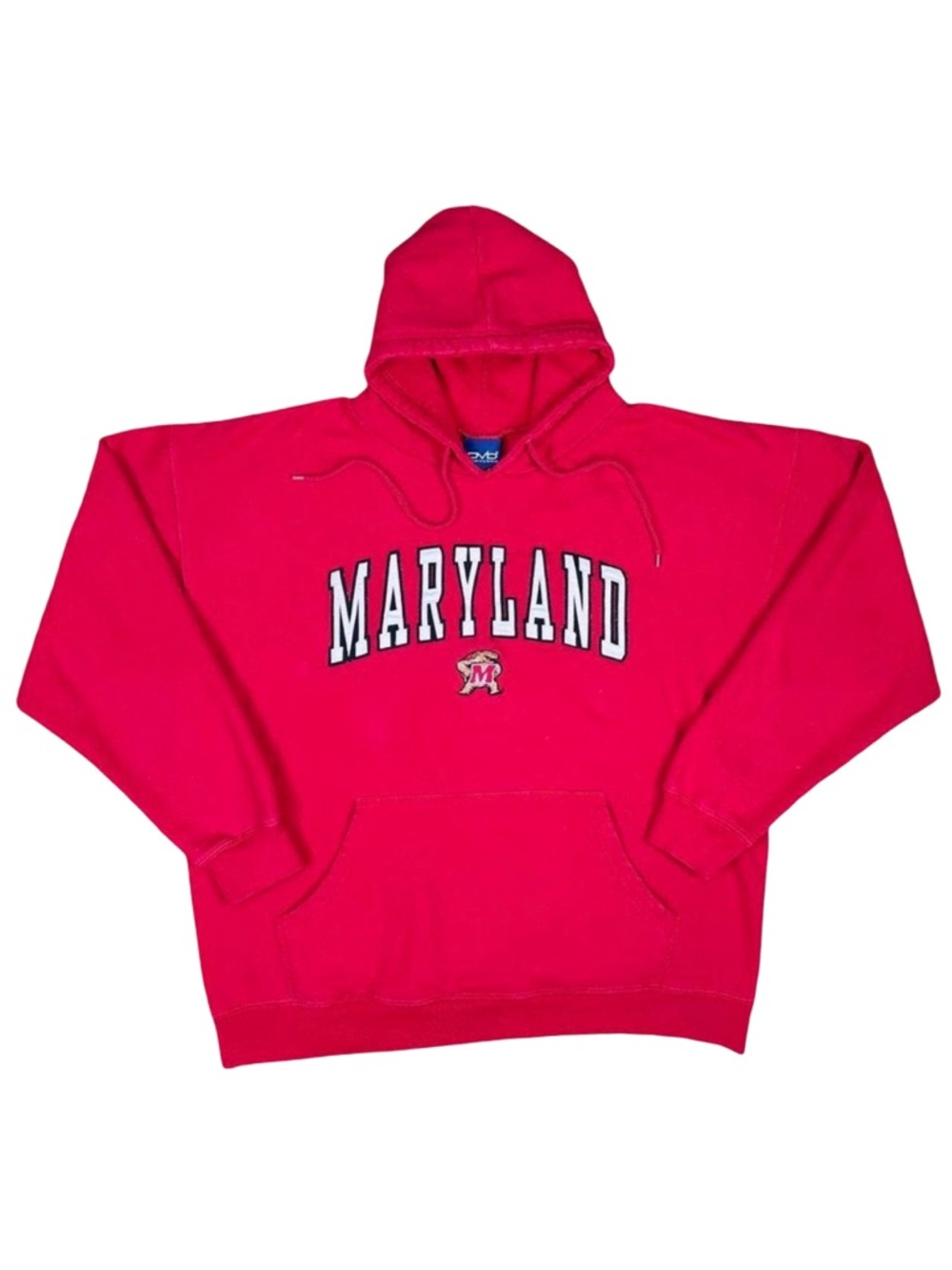 Vintage Old Varsity Brand University of Maryland Terrapins College Hoodie - XL